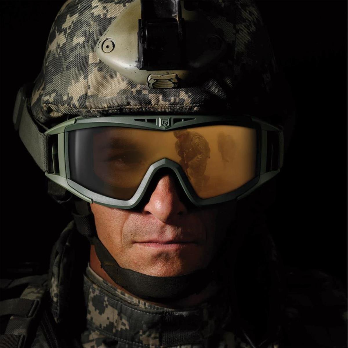 Revision militärisches Vollschutzbrillensystem DESERT LOCUST Basic Kit 
