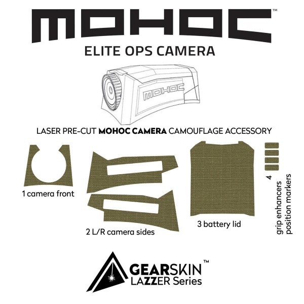 Gearskin Tarnfolie für Mohoc Combat Camera