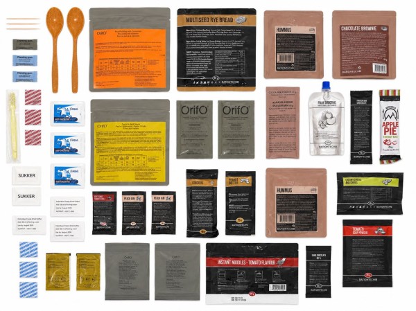 EXDK EPA Einmannpackung Dänemark Typ 18 Pasta in Kräutersauce MHD 30.11.25