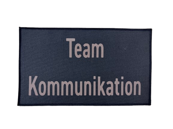 HCIM Patch Klettabzeichen Team Kommunikation 22 x 13 cm