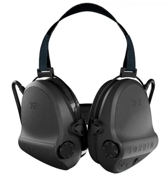 Sordin Supreme X2 Aktiver Gehörschutz Neckband Silikongel Ohrpolster