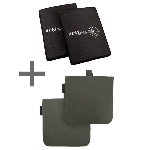 Bundle AGILITE Flank Side Plate Carrier inkl. 2x SA Platte NIJ L4 SA 6x8