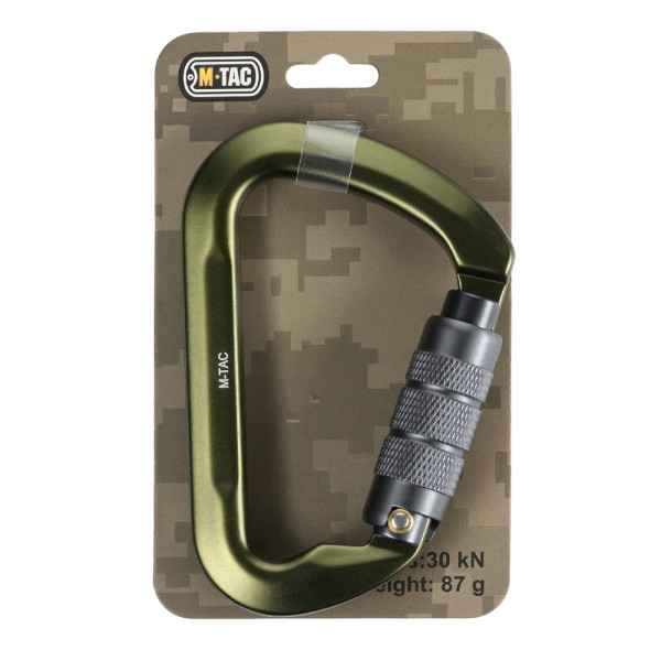 M-TAC Karabiner 10 cm mit Bayonet Lock (Keylock) 30 kN