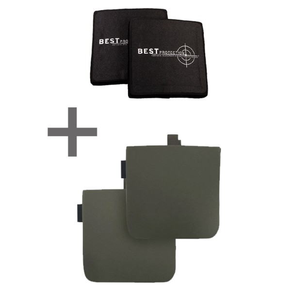Bundle AGILITE Flank Side Plate Carrier inkl. 2xSA Platte NIJ L4 SA 6x6