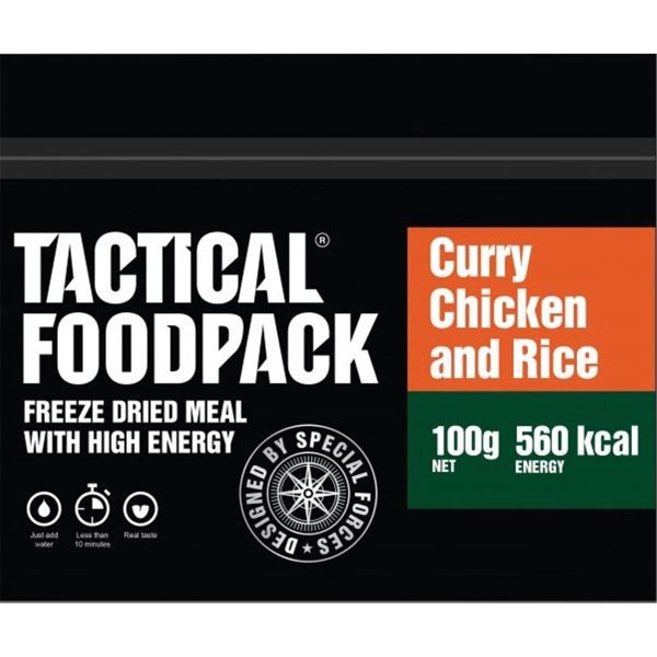 Tactical Foodpack Curry Chicken and Rice Hühnchen Curry und Reis