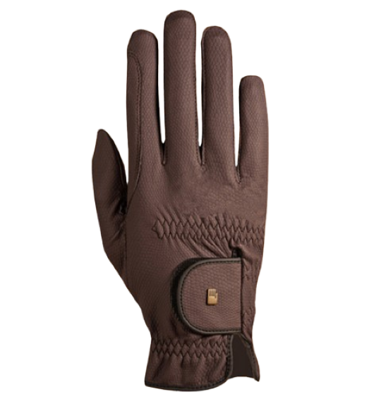 EXDK Roeckl ROECKL - GRIP Reithandschuhe Touchscreen Sommer Mokka Gr. 6