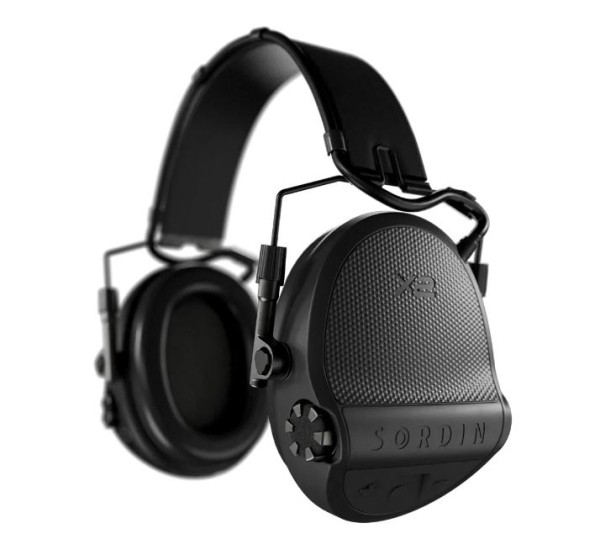 Sordin Supreme X2 Aktiver Gehörschutz Leder Kopfband Memory Schaum Ohrpolster