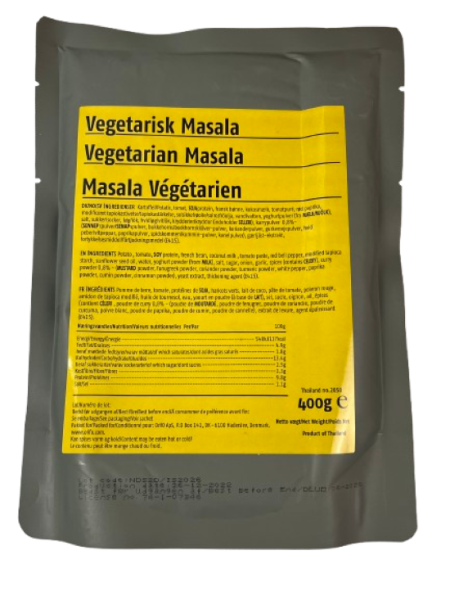 EXDK ORIFO EPA Vegetarian Masala 400g MHD 06 2026 Notfallnahrung