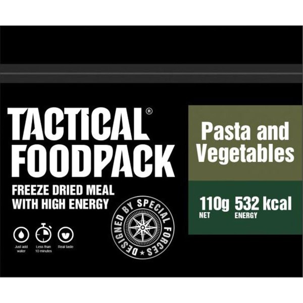 Tactical Foodpack Pasta and Vegetables Nudeln mit Gemüse
