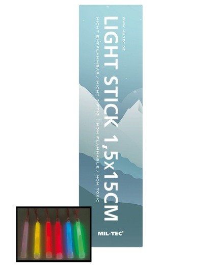 MIL-TEC Leuchtstab Lightstick Knicklicht 1,5 x15 cm
