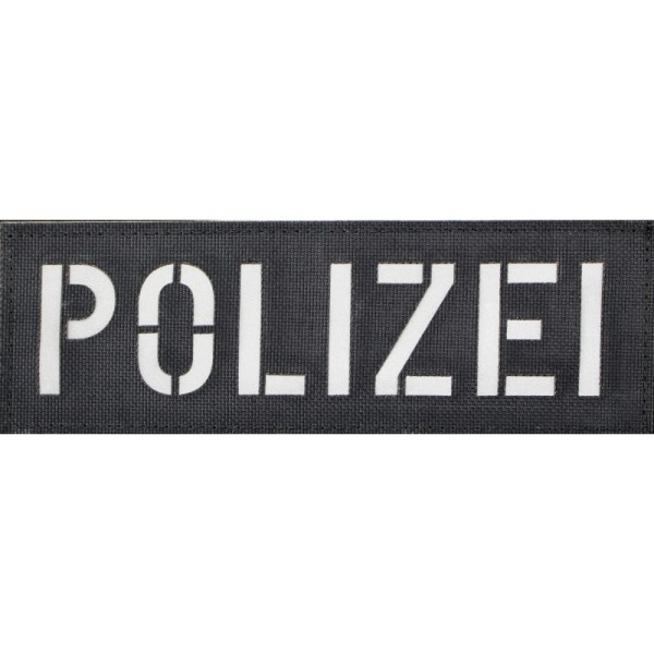 Zentauron Cordura Patch Polizei groß - 5 x 15 cm
