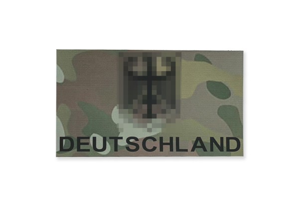 CID IR / Infrarot Patch Deutschland - 9 x 5 cm