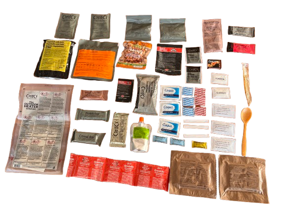 EXDK EPA Einmannpackung Dänemark Typ 10 Veggieballs mit Pasta Nudeln mit Heater MHD 2025 Notfallnahr