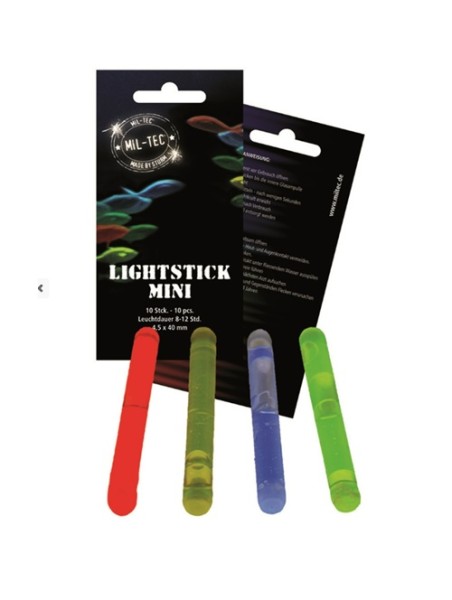 MIL-TEC Minileuchtstab Knicklicht 4 cm 10 St.