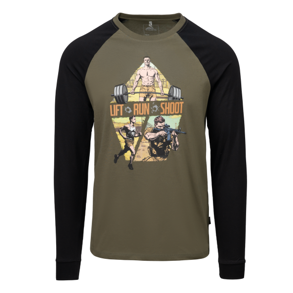 Helikon-Tex Long Sleeve T-Shirt "Lift, Run, Shoot"