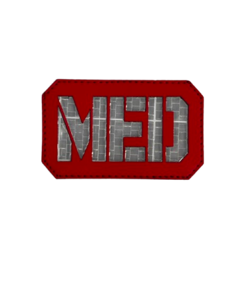 MRBS Med Patch Lasercut Reflective 8*5 cm