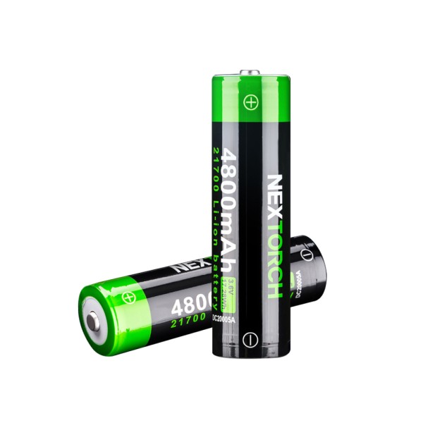 Nextorch 21700 Lithium-Ionen-Akku 3,6 V 4800 mAh USB Aufladbar