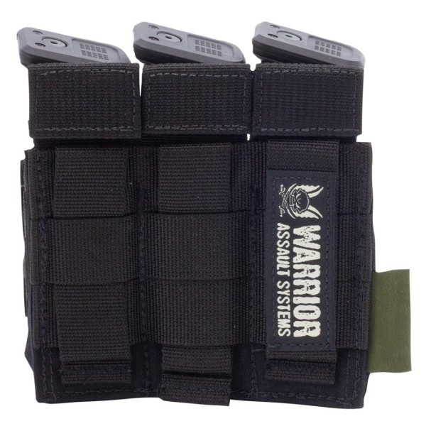 Warrior Assault Systems Triple 9mm Pistol Mag Pouch