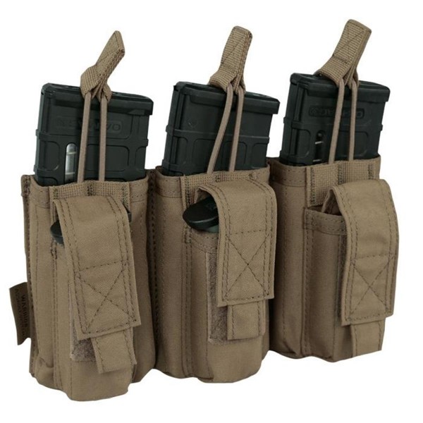 Warrior Assault Systems Triple Open M4 & 9mm Mag Pouch